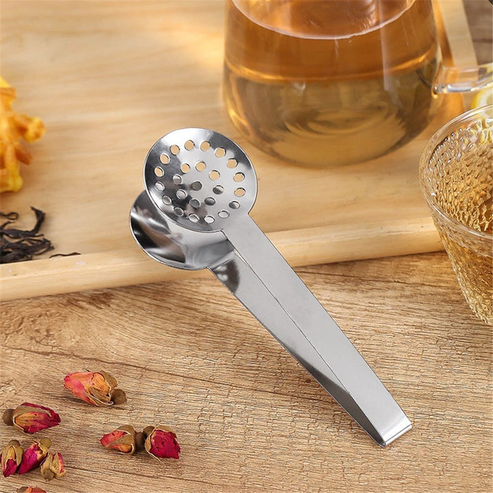 Translation missing: en.6 pcs Tea Bag Squeezer Tongs, Stainless Steel Strainer Spoons Teabag Clips Tool Practical Strainer Tea Accessories (Silver)