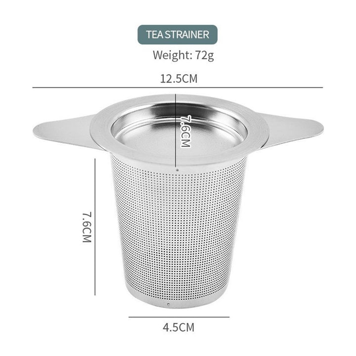 Translation missing: en.2 pack Tea Infuser for Loose Leaf Tea,Stainless Steel Tea Infuser with Handles,Extra Fine Mesh Tea Strainers Filter Fine Tea Leaves Effectively,Fits TeaPots/Mugs