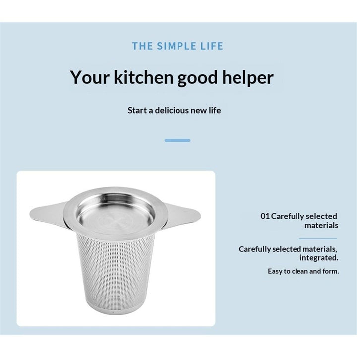 Translation missing: en.2 pack Tea Infuser for Loose Leaf Tea,Stainless Steel Tea Infuser with Handles,Extra Fine Mesh Tea Strainers Filter Fine Tea Leaves Effectively,Fits TeaPots/Mugs