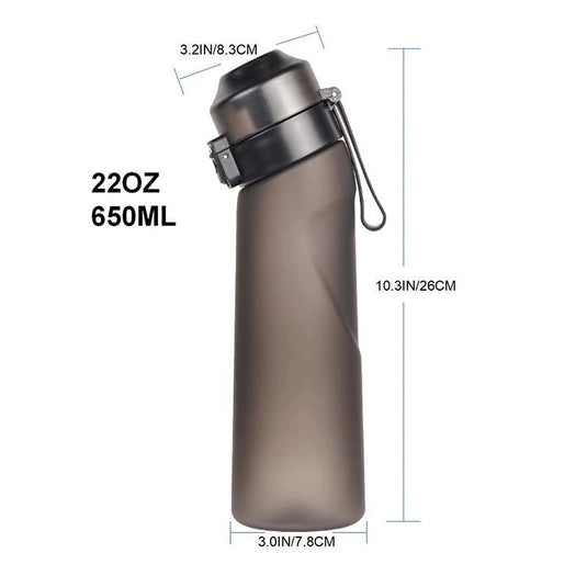 Translation missing: en.0 Sugar 0 Calorie Scented Water Bottle Matte Black
