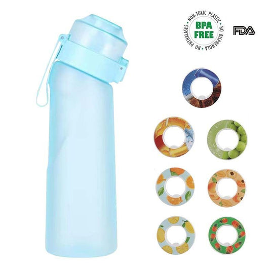 Translation missing: en.0 Sugar 0 Calorie Scented Water Bottle Matte Blue 7 Rings