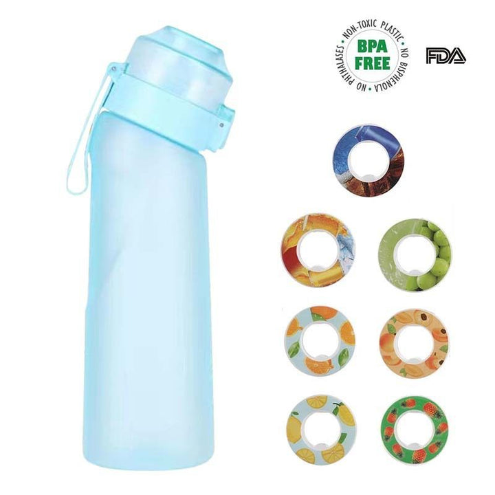 Translation missing: en.0 Sugar 0 Calorie Scented Water Bottle Matte Blue 7 Rings