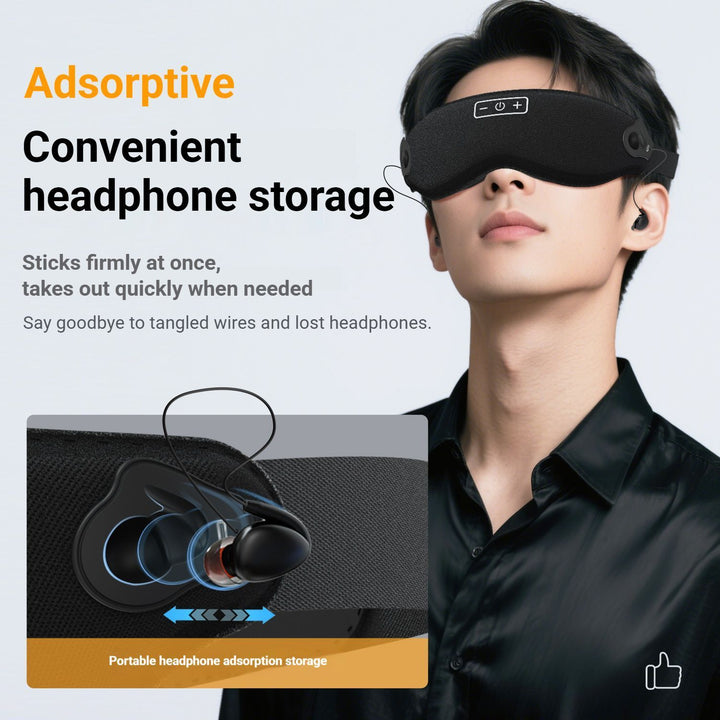 Translation missing: en.3D Bluetooth Sleep Eye Mask Black