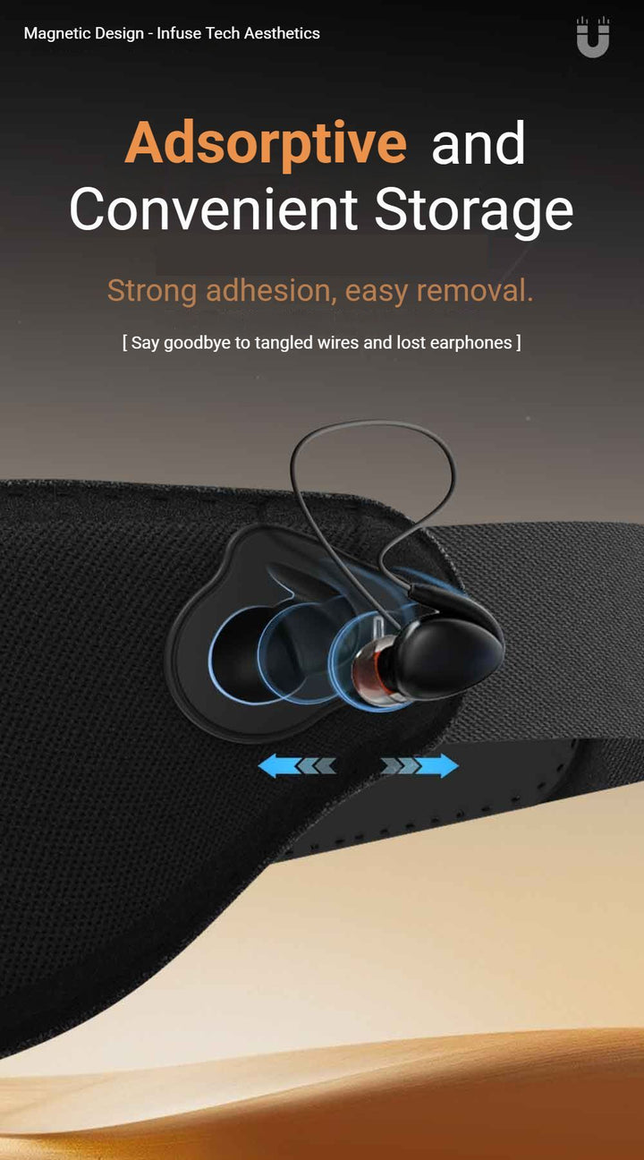 Translation missing: en.3D Bluetooth Sleep Eye Mask Black