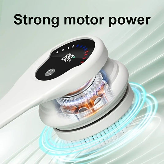 Translation missing: en.Multi-Function Electric Body Brush: 360° Rotation, Auto-Cleaning, 5 Brush Heads, 3-Speed Adjustment, Wet &amp; Dry Use for Home Spa Experience.GREY