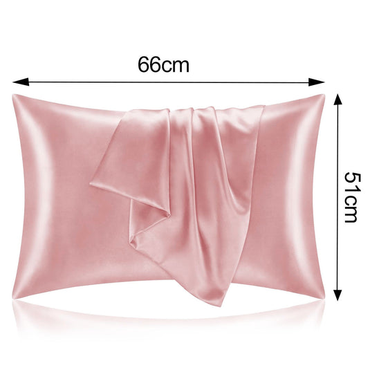 Translation missing: en.Satin Silk Pillowcase for Hair and Skin, Standard Size Pillowcase, 2-Pack, Super Soft Pillowcase with Envelope Closure