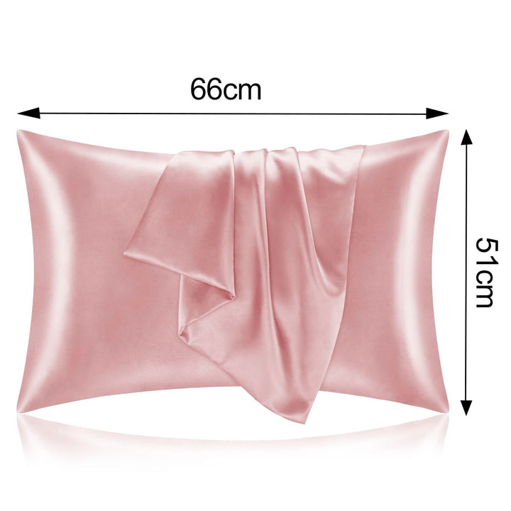 Translation missing: en.Satin Silk Pillowcase for Hair and Skin, Standard Size Pillowcase, 2-Pack, Super Soft Pillowcase with Envelope Closure