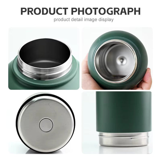 Translation missing: en.Pawstock 3-in-1 Insulated Dog Water Bottle with Dual Bowls – 1L Stainless Steel Travel Bottle-Aqua