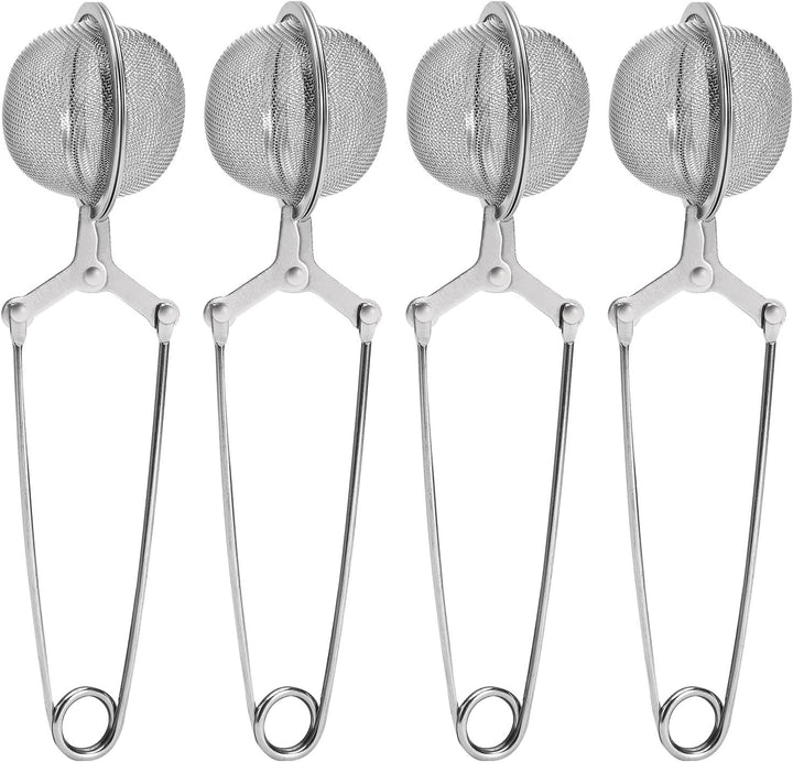 Translation missing: en.Tea Strainers for Loose Tea, 4 Pack Tea Infuser with Handle Fine Mesh Tea Ball Filter Tea Diffusers Steeper for Loose Leaf Tea, Spices, Seasonings