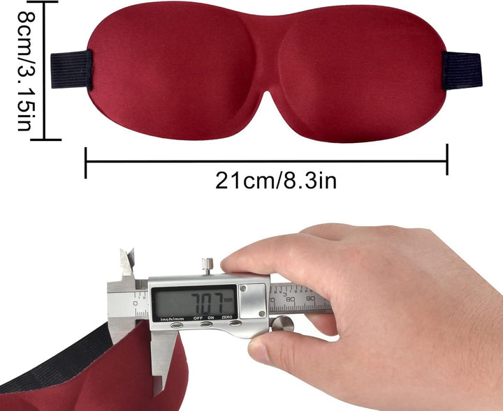 Translation missing: en.4 Pcs Sleep Mask 3D Eye Mask for Sleeping Eye Covers for Back and Side Sleeper at Travel, Sleep, Airplane