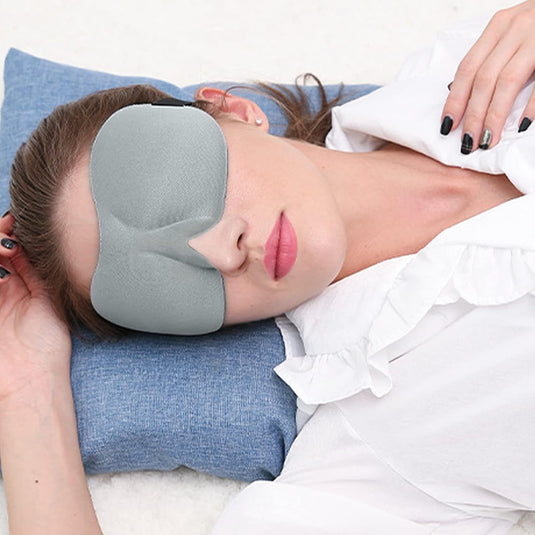 Translation missing: en.4 Pcs Sleep Mask 3D Eye Mask for Sleeping Eye Covers for Back and Side Sleeper at Travel, Sleep, Airplane