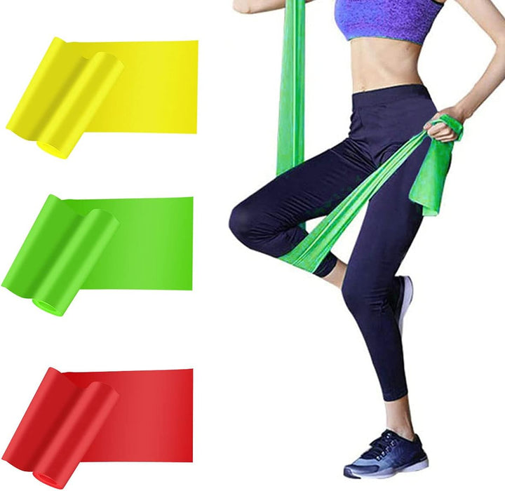 Translation missing: en.Resistance Bands Elastic Exercise Bands 3 Pack Physical Therapy Tension Band Recovery Band Workout Strength Training Bands for Women, Yoga, Arms,Upper Body and Shoulders