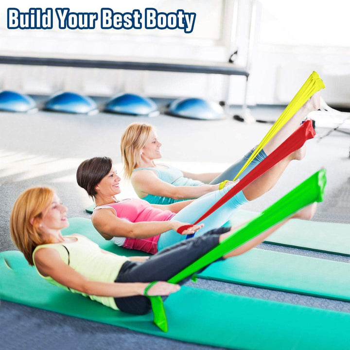 Translation missing: en.Resistance Bands Elastic Exercise Bands 3 Pack Physical Therapy Tension Band Recovery Band Workout Strength Training Bands for Women, Yoga, Arms,Upper Body and Shoulders
