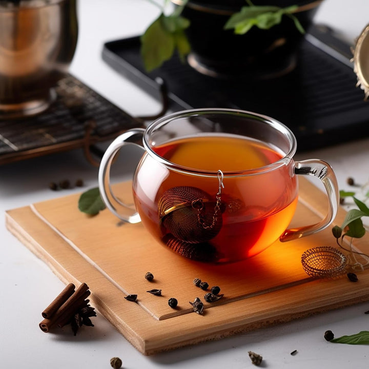 Translation missing: en.6Pcs Stainless Steel Mesh Tea Infuser, 2.1 inch Tea Strainer with Honey Bee Set Pendant, Tea Ball Tea Diffuser Tea Steeper for Filtering Tea,Tea Infusers for Loose Tea