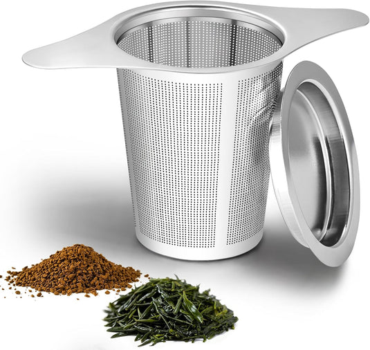 Translation missing: en.Tea infuser,Stainless Steel Tea Steeper and Strainer, Tea Strainers for Loose Tea - Reusable Durable Infuser for Brewing Tea and Coffee
