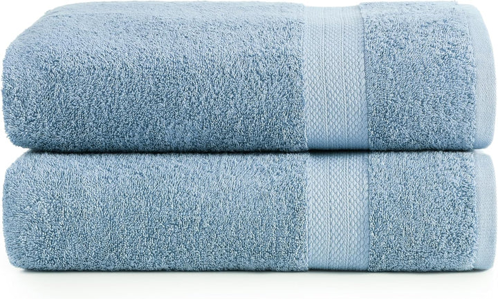 Translation missing: en.Bath Sheets Bathroom Towel Set- 2 Pack 100% Cotton Extra Large Bath Towels, Oversized Bath Towels, Luxury Bath Towels Large Bathroom Set, Shower Towels Bath Towel Sets for Bathroom, 35x66 - Allure