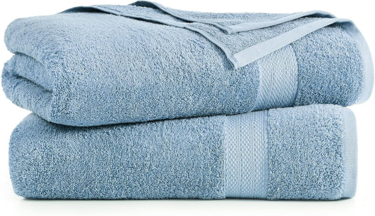 Translation missing: en.Bath Sheets Bathroom Towel Set- 2 Pack 100% Cotton Extra Large Bath Towels, Oversized Bath Towels, Luxury Bath Towels Large Bathroom Set, Shower Towels Bath Towel Sets for Bathroom, 35x66 - Allure