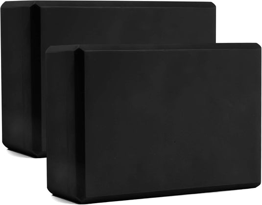 Translation missing: en.™ Yoga Block (Set of 2) LxWxH :9"x3"x6" Supportive Latex Free EVA Foam High Density Soft Non-Slip Surface for Yoga Pilates Meditation Balance Exercise