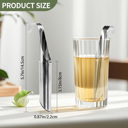 Translation missing: en.3 Pack Tea Infuser, Tea Strainer with Extra Fine Mesh for Loose Tea Leaf, Long Handle Stainless Steel Tea Strainer for Leaf Tea, Coffee, Spices, Seasonings