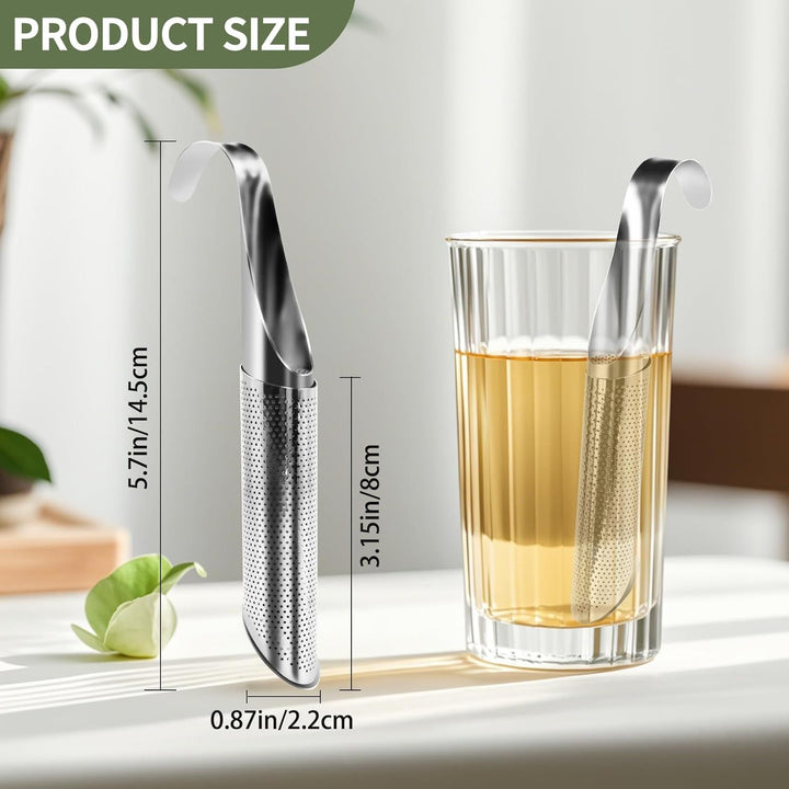 Translation missing: en.3 Pack Tea Infuser, Tea Strainer with Extra Fine Mesh for Loose Tea Leaf, Long Handle Stainless Steel Tea Strainer for Leaf Tea, Coffee, Spices, Seasonings