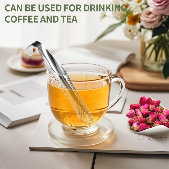 Translation missing: en.3 Pack Tea Infuser, Tea Strainer with Extra Fine Mesh for Loose Tea Leaf, Long Handle Stainless Steel Tea Strainer for Leaf Tea, Coffee, Spices, Seasonings