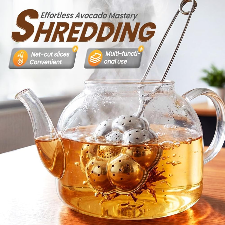 Translation missing: en.Tea Ball Tea Infer for Loose Leaf Tea, 304 Stainless Steel Fine Mesh Tea Strainer with 2 Styles (Spring Handle &amp; Chain Hook), Reable Tea Steeper for Tea Lovers (1 PCS Spring Handle)