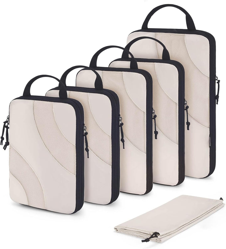 Translation missing: en.Compression Packing Cubes, 6 Set/4 Set/2 Set Travel Packing Cubes for Carry on Suitcases, Compression Suitcase Organizers Bag Set &amp; Travel Cubes for Luggage, Lightweight Packing Organizers