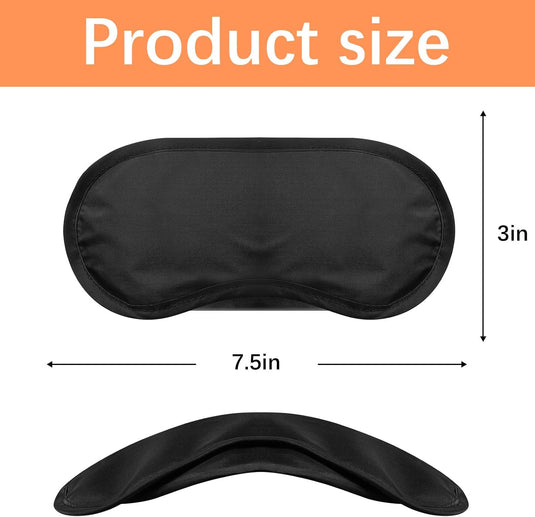 Translation missing: en.40 Pcs Eye Mask Sleep Masks Bulk Blindfolds for Team Building Party Games with Nose Pad and Adjustable Strap for Women Men 4 Layers Black Blindfold Sleeping Mask