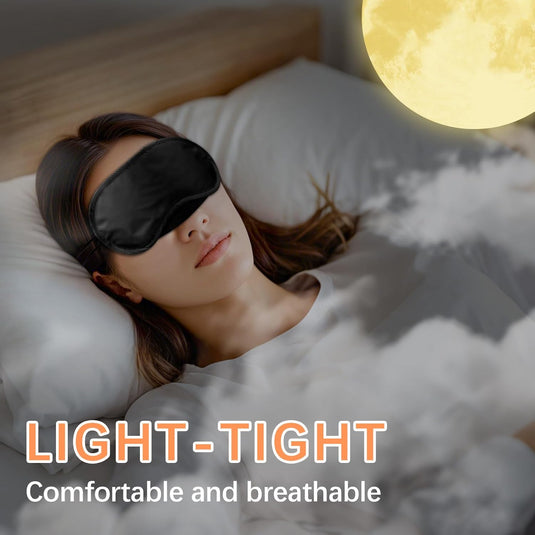 Translation missing: en.40 Pcs Eye Mask Sleep Masks Bulk Blindfolds for Team Building Party Games with Nose Pad and Adjustable Strap for Women Men 4 Layers Black Blindfold Sleeping Mask