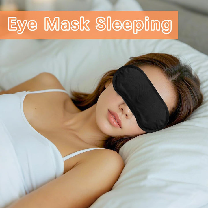Translation missing: en.40 Pcs Eye Mask Sleep Masks Bulk Blindfolds for Team Building Party Games with Nose Pad and Adjustable Strap for Women Men 4 Layers Black Blindfold Sleeping Mask