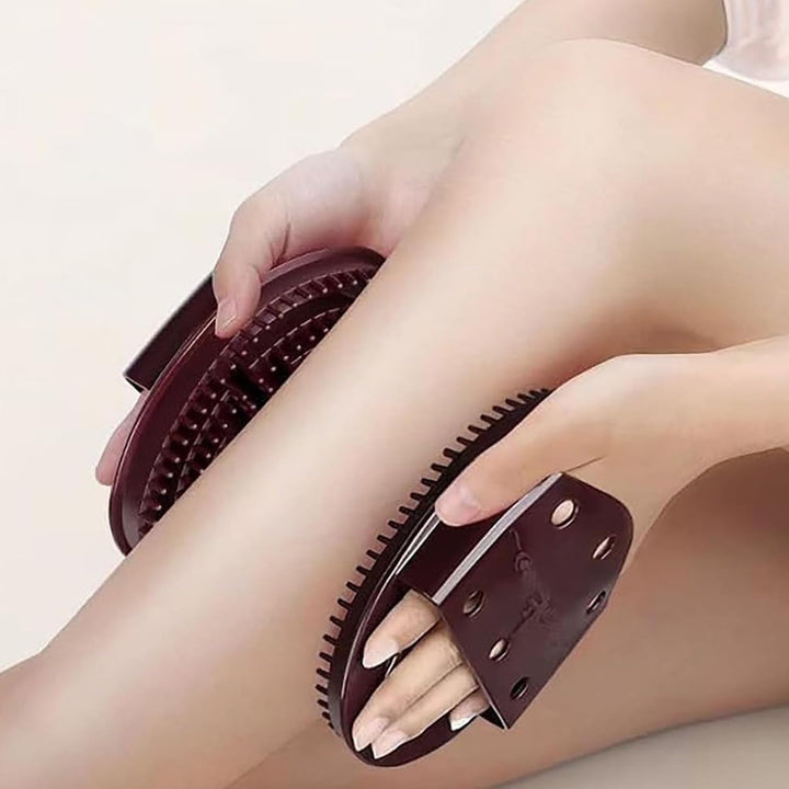 Translation missing: en.Meridian Brush Massage Brush, Handheld Meridian Brush Massage Body, Cepillos De Meridianos, Full Body Massage Brush, Suitable for Daily Home Use and Bath Spa (Purple 2pcs)
