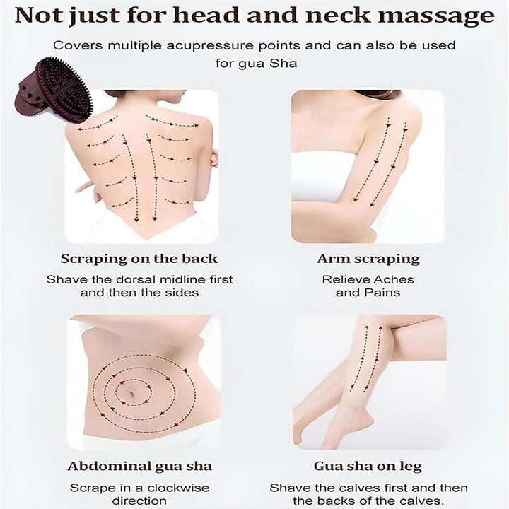 Translation missing: en.Meridian Brush Massage Brush, Handheld Meridian Brush Massage Body, Cepillos De Meridianos, Full Body Massage Brush, Suitable for Daily Home Use and Bath Spa (Purple 2pcs)