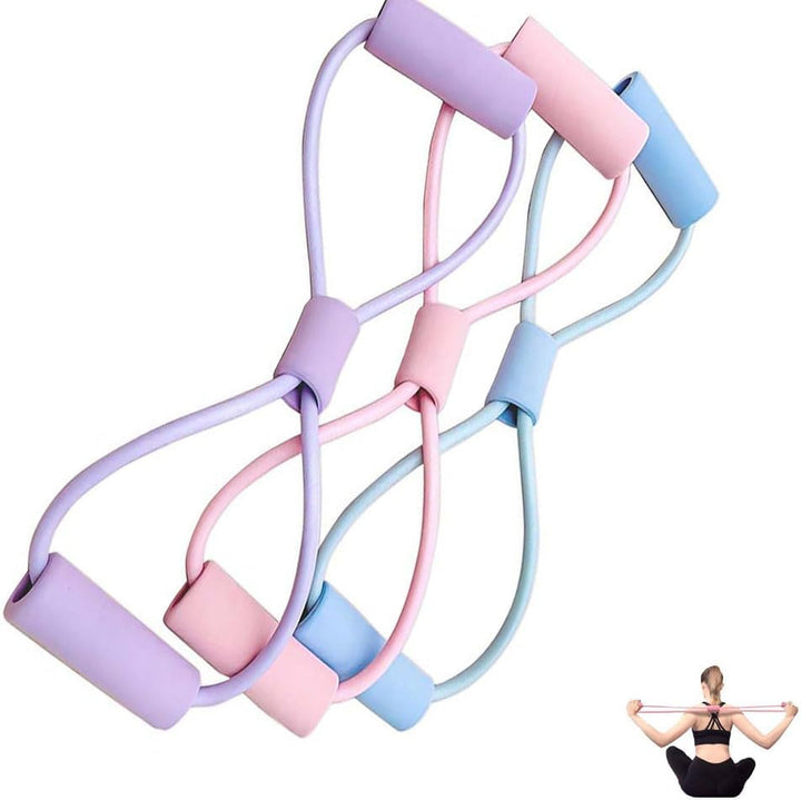 Translation missing: en.Resistance Bands with Handles, Arm Figure 8 Resistance Band, Pull Rope for Full,Body Workouts, Stretching Expand Bands for Back and Shoulder, Chest Expander, Fitness Elastic Bands for Women Men