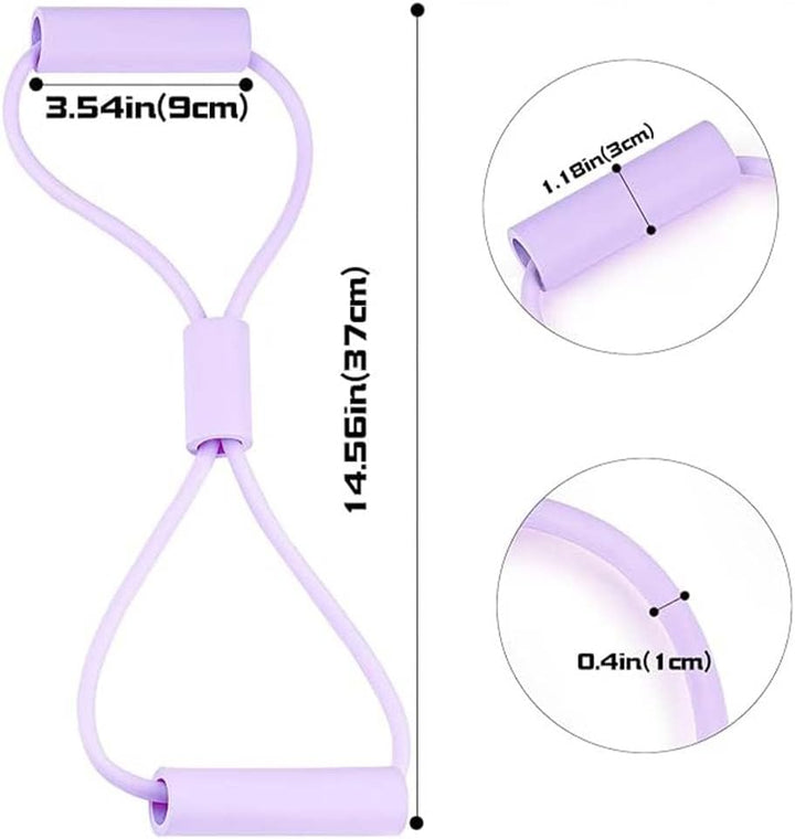 Translation missing: en.Resistance Bands with Handles, Arm Figure 8 Resistance Band, Pull Rope for Full,Body Workouts, Stretching Expand Bands for Back and Shoulder, Chest Expander, Fitness Elastic Bands for Women Men