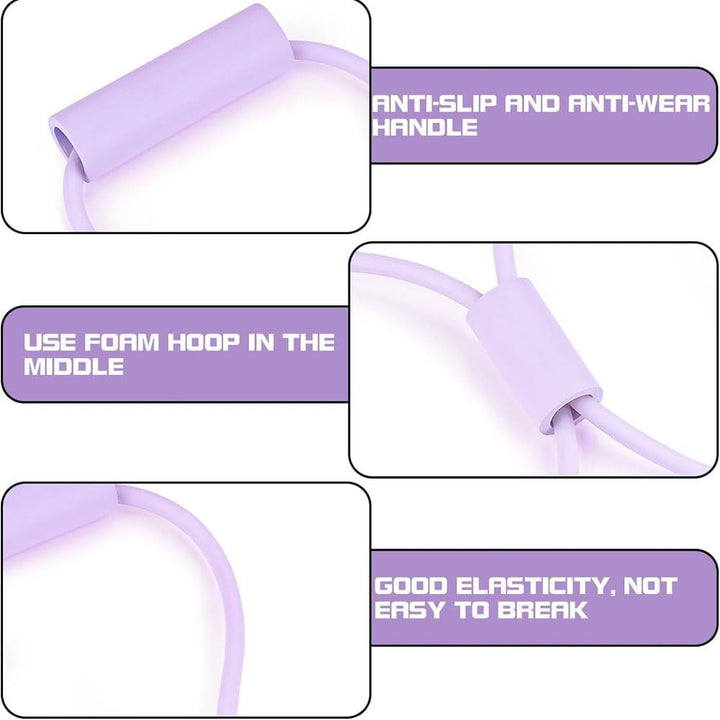Translation missing: en.Resistance Bands with Handles, Arm Figure 8 Resistance Band, Pull Rope for Full,Body Workouts, Stretching Expand Bands for Back and Shoulder, Chest Expander, Fitness Elastic Bands for Women Men