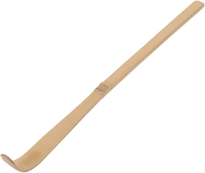 Translation missing: en.Bamboo Matcha Scoop - Traditional Chashaku Tea Spoon for Tea Ceremony - Elegant White Design - Tea Accessories - 18cm Size