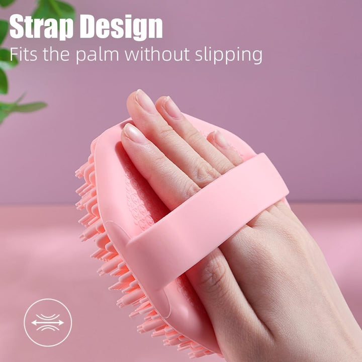 Translation missing: en.2PCS Scrubbies - Scrubbies The Sud Bud,Silicone Body Scrubber, Exfoliating Body Scrubber for Sensitive Skin, Scrubbies for Body, Silicone Body Brush for Showering, Charcoal (Grey and Black)
