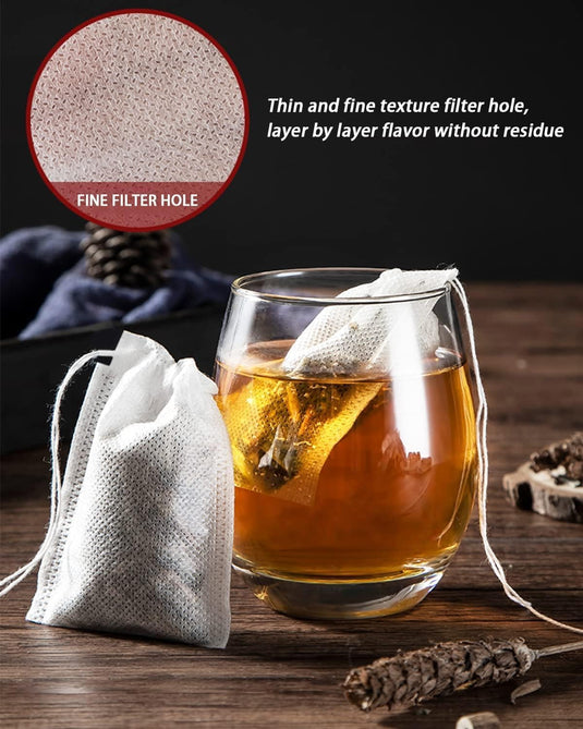 Translation missing: en.Theemaker tea bags-200 pieces-7*9cm-disposable loose tea bags-tea filter bag-for loose tea-loose leaf tea-coffee-herbs-herb