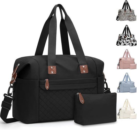 Translation missing: en.Travel Duffle Bag, Waterproof Weekender Overnight Hospital Bags for Women Men with Toiletry Bag Lightweight Carry on Personal Item Duffle Gym Bag for Travel, Airplanes, Sports