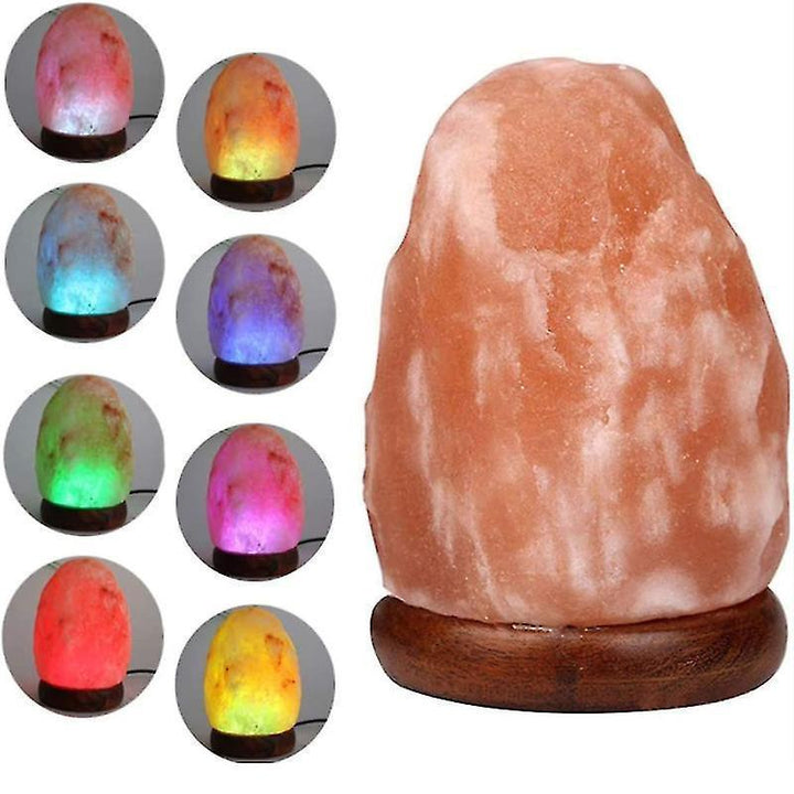 Translation missing: en.Crystal Salt Lamp Usb Natural Colorful Color Changing Warm White Led Mineral Salt Lamp Night Light