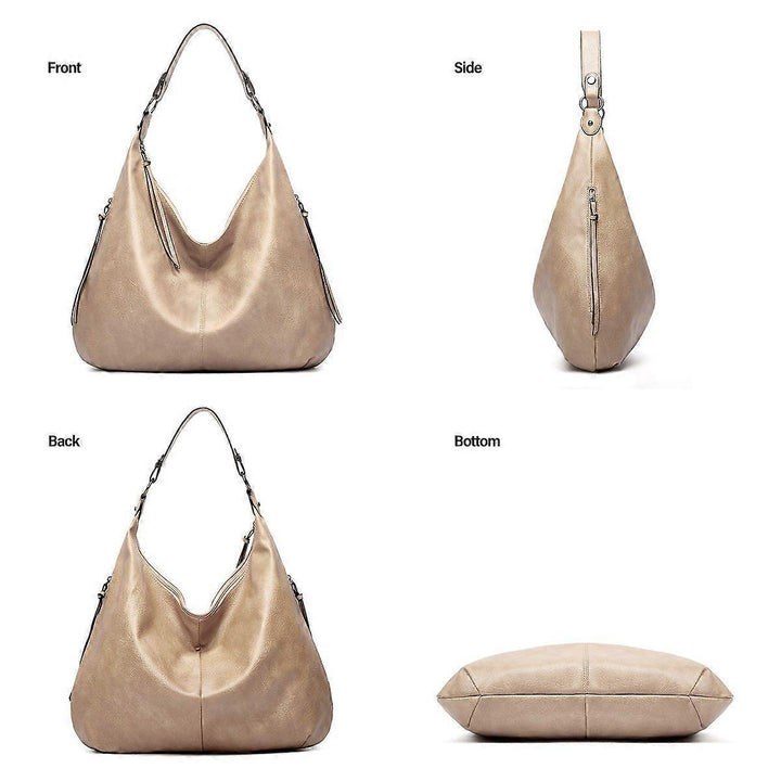 Translation missing: en.Women's Soft Leather Tote Bags 3pcs Fashion Handbag Wallet Shoulder Purse Set