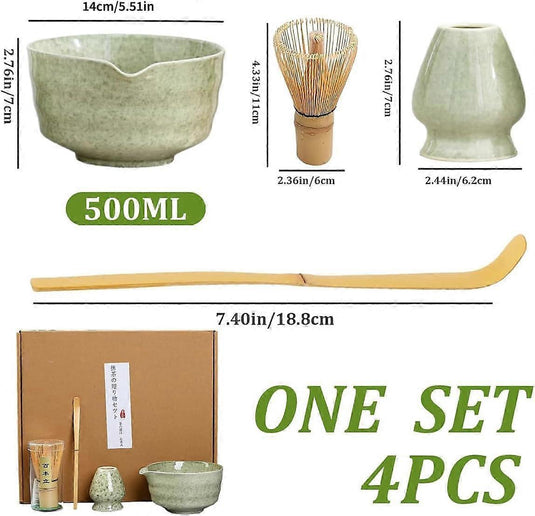 Translation missing: en.Perfect Bamboo Matcha Whisk Set - Traditional Whisk for Matcha Tea Making