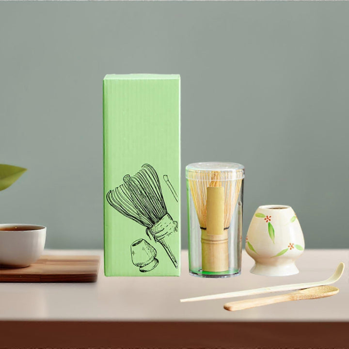 Translation missing: en.Matcha Tea Set - Bamboo Whisk, Handmade Scoop for Party or Gift Use