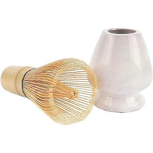 Translation missing: en.Matcha Whisk Set - Bamboo Whisk and Holder for Traditional Matcha Tea Making