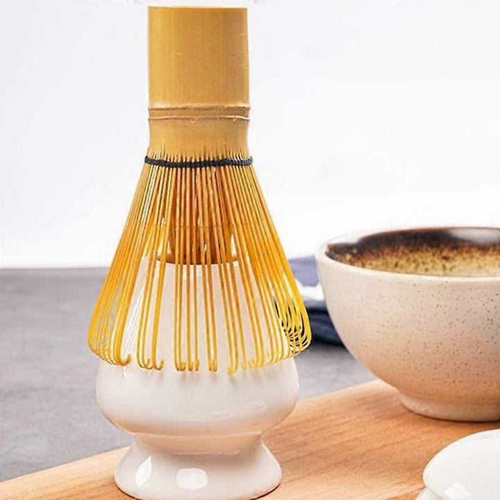 Translation missing: en.Matcha Whisk Set - Bamboo Whisk and Holder for Traditional Matcha Tea Making