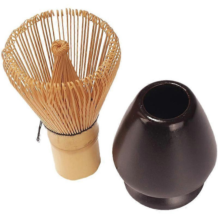 Translation missing: en.Matcha Whisk Set - Bamboo Whisk and Holder for Traditional Matcha Tea Making