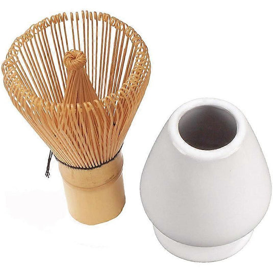 Translation missing: en.Matcha Whisk Set - Bamboo Whisk and Holder for Traditional Matcha Tea Making
