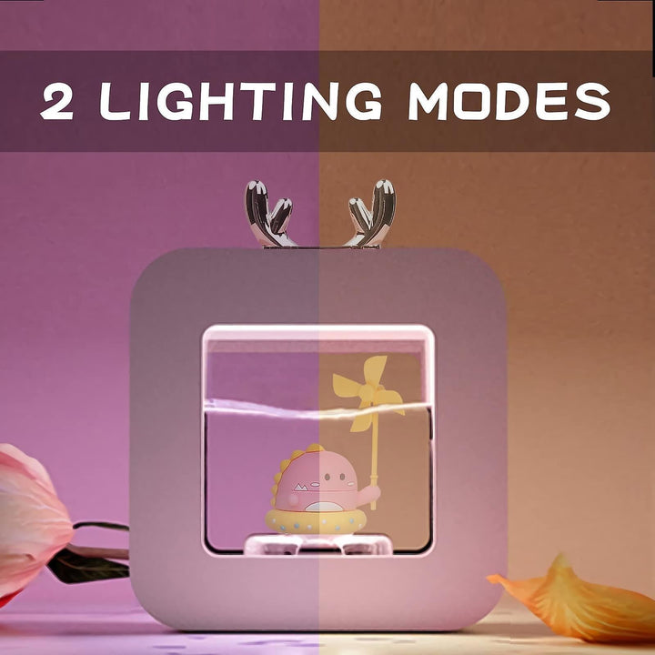Translation missing: en.400ml Cool Mist Humidifier for Bedroom, Night Light Essential Oil Diffuser