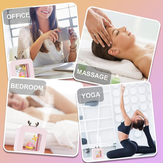 Translation missing: en.400ml Cool Mist Humidifier for Bedroom, Night Light Essential Oil Diffuser