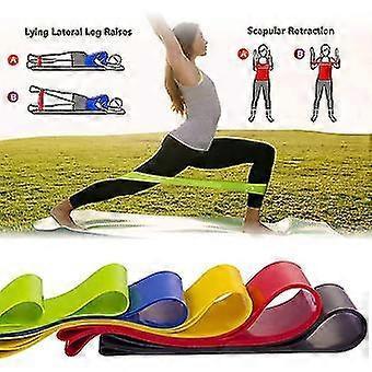 Translation missing: en.5pcs Yoga Ball Set - Fitness Ball, Blocks, Stretch Band, Resistance Loop, Belt